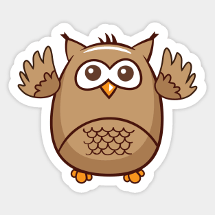 cute owl Sticker